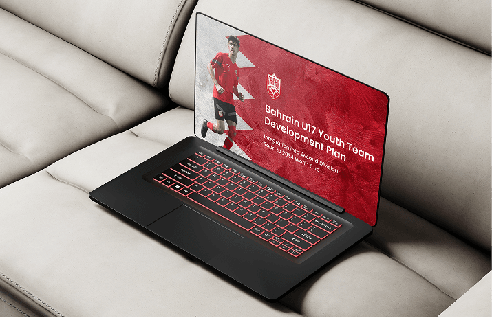 Bahrain U17 Player Development Presentation — Sports presentation design